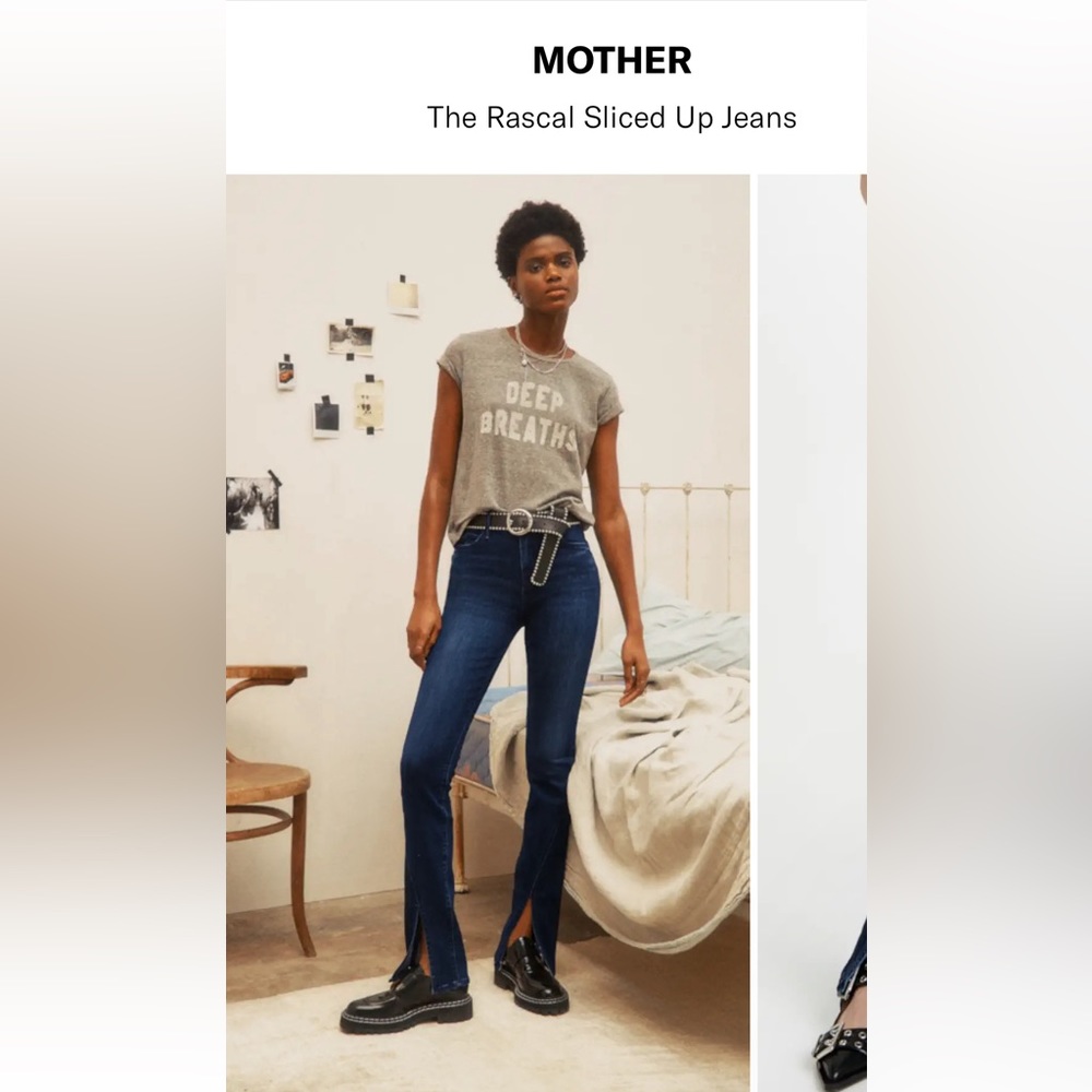 Mother denim The Rascal Sliced Up Jeans